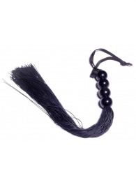 Черная силиконовая плеть - 37 см. - Boys of Toys - купить с доставкой в Уссурийске