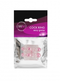 Прозрачная насадка на пенис с цветными шариками - Erowoman-Eroman - в Уссурийске купить с доставкой