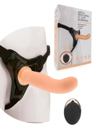 Женский вибрострапон со съемной насадкой и пультом ДУ - Erokay - купить с доставкой в Уссурийске