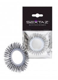 Круглое эрекционное кольцо с длинными «ресничками» - Sextaz - в Уссурийске купить с доставкой