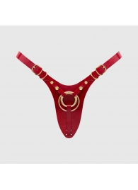 Красный пояс для фиксации насадок Strap-On-Me Leatherette Harness Fabulous - Strap-on-me - купить с доставкой в Уссурийске