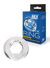 Прозрачное эрекционное кольцо-бублик - Sex Expert - в Уссурийске купить с доставкой