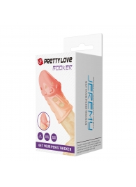 Телесная насадка на пенис Booker - 8 см. - Baile - в Уссурийске купить с доставкой