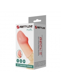 Телесная насадка на пенис Huel - 9 см. - Baile - в Уссурийске купить с доставкой