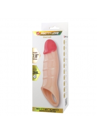 Телесная удлиняющая насадка на пенис Darnel - Baile - в Уссурийске купить с доставкой