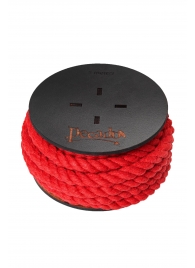 Красная веревка для шибари на катушке - 5 м. - Pecado - купить с доставкой в Уссурийске