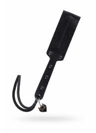 Черный кожаный пэддл - 32 см. - Pecado - купить с доставкой в Уссурийске