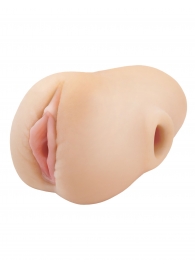 Телесный мастурбатор-вагина Pussy Pounder Squeeze Stroker - Pipedream - в Уссурийске купить с доставкой