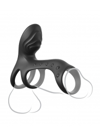 Черная насадка на пенис Ultimate Couples Cage Pro - Pipedream - в Уссурийске купить с доставкой