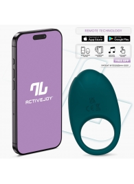 Зеленое интерактивное виброкольцо Ringo - Intoyou - в Уссурийске купить с доставкой