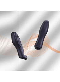 Сливовая силиконовая насадка на пенис с подхватом Manwan Ryzer - Manwan - в Уссурийске купить с доставкой