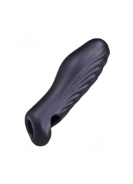 Сливовая силиконовая насадка на пенис с подхватом Manwan Ryzer - Manwan - в Уссурийске купить с доставкой