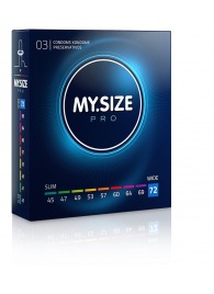 Презервативы MY.SIZE размер 72 - 3 шт. - My.Size - купить с доставкой в Уссурийске