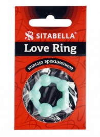 Цветное эрекционное кольцо с 5 бусинами Love Ring - Sitabella - в Уссурийске купить с доставкой