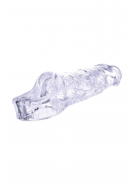 Прозрачная насадка-удлинитель Length Enhancer с подхватом - 16 см. - NMC - в Уссурийске купить с доставкой