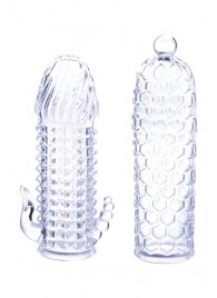 Набор из 2 прозрачных насадок на член Seductive Tickler Sleeves Set - NMC - в Уссурийске купить с доставкой