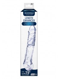 Прозрачная насадка-удлинитель Length Enhancer с подхватом - 22,3 см. - NMC - в Уссурийске купить с доставкой