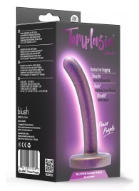 Фиолетовая насадка с гладкой поверхностью Surrender 4.75 Inch Beginner Pegging Dildo - 12 см. - Blush Novelties - купить с доставкой в Уссурийске