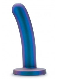 Синяя насадка с гладкой поверхностью Surrender 5.75 Inch Intermediate Pegging Dildo - 14,6 см. - Blush Novelties - купить с доставкой в Уссурийске