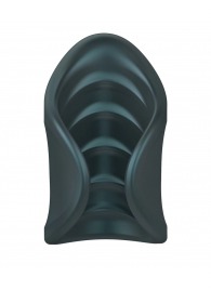 Серый сквозной мастурбатор с вибрацией Manwan Starter - Manwan - в Уссурийске купить с доставкой