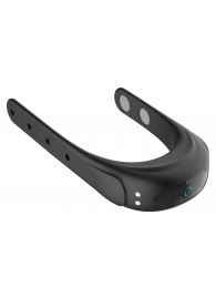 Черное эрекционное виброкольцо на ремешках - Boys of Toys - в Уссурийске купить с доставкой