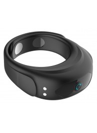 Черное эрекционное виброкольцо на ремешках - Boys of Toys - в Уссурийске купить с доставкой