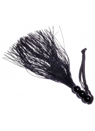 Черная силиконовая плетка - 25,4 см. - Boys of Toys - купить с доставкой в Уссурийске