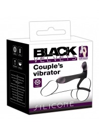 Черная насадка на член с вибрацией Couple’s Vibrator - Orion - в Уссурийске купить с доставкой