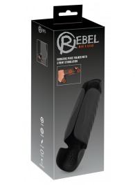 Черный вибромастурбатор с трехточечной стимуляцией Penis Trainer with 3 Point Stimulation - Orion - в Уссурийске купить с доставкой