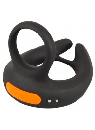 Черный вибростимулятор мошонки RC Scrotum Stimulator with Vibration - Orion - в Уссурийске купить с доставкой