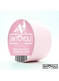 Розовый скотч для фиксации Non-Sticky Bondage Tape - 15 м. - Intoyou - купить с доставкой в Уссурийске
