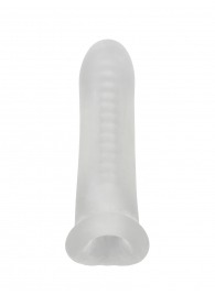 Белый фаллоудлинитель Striker - 13,5 см. - Lola Games - в Уссурийске купить с доставкой