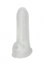 Белый фаллоудлинитель Striker - 13,5 см. - Lola Games - в Уссурийске купить с доставкой