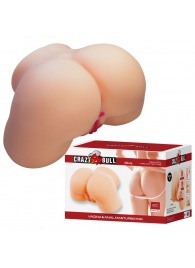 Телесный мастурбатор с 2 любовными отверстиями Olivia - Baile - в Уссурийске купить с доставкой