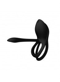 Черное эрекционное виброкольцо Bayek с пультом ДУ - Zalo - в Уссурийске купить с доставкой