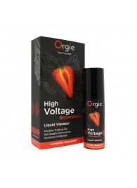 Жидкий вибратор Orgie High Voltage Strawberry - 15 мл. - ORGIE - купить с доставкой в Уссурийске
