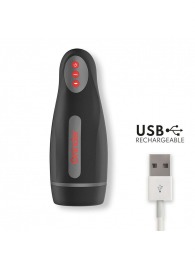 Черный автоматический мастурбатор с управлением через приложение - Oninder - в Уссурийске купить с доставкой