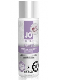 Лубрикант на водной основе для женщин JO AGAPE LUBRICANT ORIGINAL - 60 мл. - System JO - купить с доставкой в Уссурийске