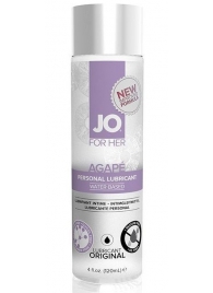 Женский лубрикант на водной основе JO AGAPE LUBRICANT ORIGINAL - 120 мл. - System JO - купить с доставкой в Уссурийске