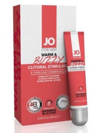 Клиторальный крем JO WARM   BUZZY CLITORAL GEL - 10 мл. - System JO - купить с доставкой в Уссурийске