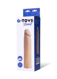 Реалистичная насадка с ярко выраженной головкой - 16,5 см. - A-toys - в Уссурийске купить с доставкой Реалистичная насадка с ярко выраженной головкой - 16,5 см. - A-toys - в Уссурийске купить с доставкой