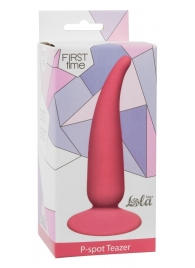 Розовая анальная пробка P-spot Teazer Pink - 12,2 см. - Lola Games - в Уссурийске купить с доставкой