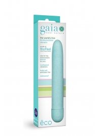 Голубой биоразлагаемый вибратор Eco - 17,8 см. - Blush Novelties