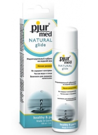 Нейтральный лубрикант на водной основе pjur MED Natural glide - 100 мл. - Pjur - купить с доставкой в Уссурийске