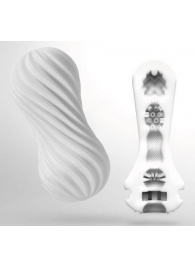Мастурбатор FLEX Silky White с мягким рельефом - Tenga - в Уссурийске купить с доставкой