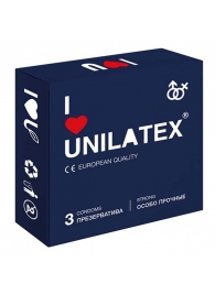 Ультрапрочные презервативы Unilatex Extra Strong - 3 шт. - Unilatex - купить с доставкой в Уссурийске