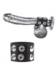 Ремень на член и мошонку 1.5  Cock Ring With Ball Strap - BlueLine - купить с доставкой в Уссурийске