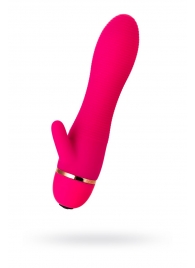 Розовый вибромассажёр с небольшим клиторальным отростком - 15 см. - A-toys купить в Уссурийске с доставкой в Orgasmix.ru Розовый вибромассажёр с небольшим клиторальным отростком - 15 см. - A-toys