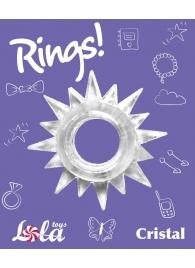 Прозрачное эрекционное кольцо Rings Cristal - Lola Games - в Уссурийске купить с доставкой