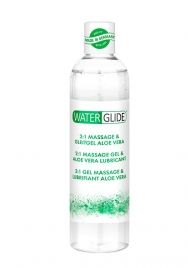 Гель-смазка 2-в-1 MASSAGE   LUBRICANT ALOE VERA - 300 мл. - Waterglide - купить с доставкой в Уссурийске